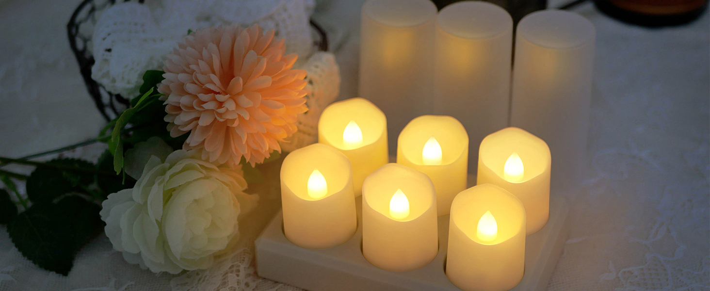 rechargeable tea lights
