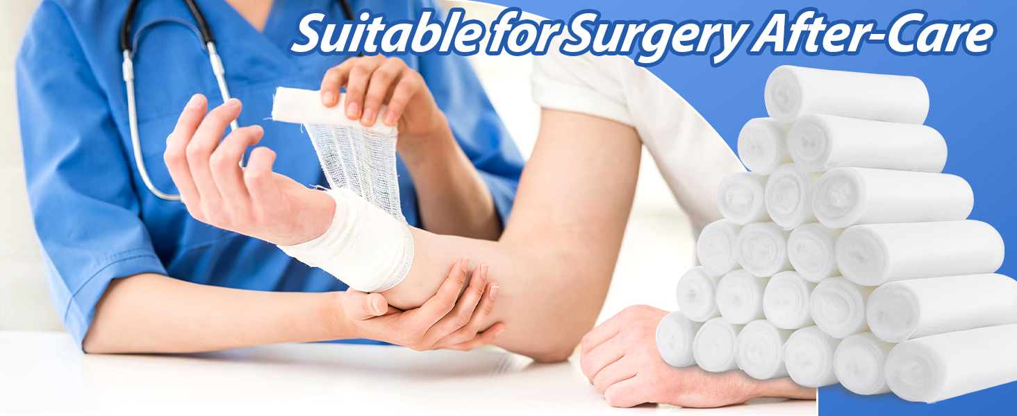 Gauze Rolls Bandages for surgery after-care