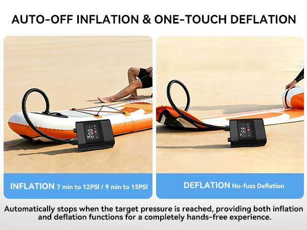 portable pump for inflatables
