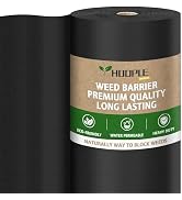 HOOPLE 4ftx180ft Weed Barrier Fabric Heavy Duty | Landscape Fabric | Commercial Woven Geotextile ...