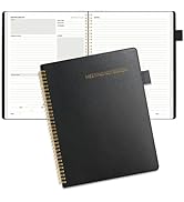 SUNEE Half Meeting Half Note - 8.5"x11" Professional Notebooks for Work - 160 Pages, A4 Size Proj...