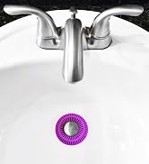 Reusable eco-friendly bathroom drain protector Silicone edge shower drain cover stays in place
