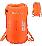 ProCase Swim Buoy Backpack, 35L Swimming Bubble Safety Float Waterproof Dry Bag with Shoulder/Wai...
