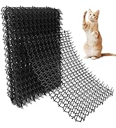 OCEANPAX Cat Scat Mats for Cats with Spikes, 12 Pack 16 X 13 Inch Cat Deterrent Outdoor, Prickle ...