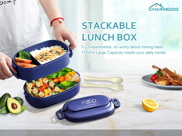 blue bento box