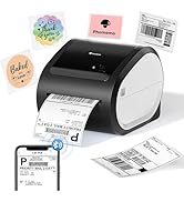 Phomemo Bluetooth Thermal Printer- D520-BT Shipping Label Printer 4x6 Printer for Small Business ...