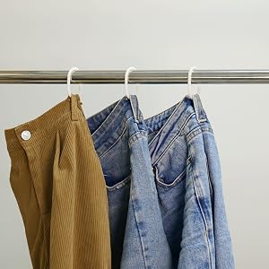 Shower Curtain Rings suitable for clothes organization