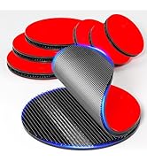 PHIXBEAR Black Hook and Loop Round Strips with Super Adhesive Heavy Duty, Heat Resistant Waterpro...