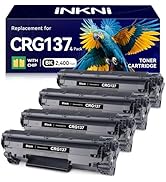 InkNI 137 Compatible Toner Cartridge Replacement for Canon 137 Black Toner Cartridge CRG 137 Comp...