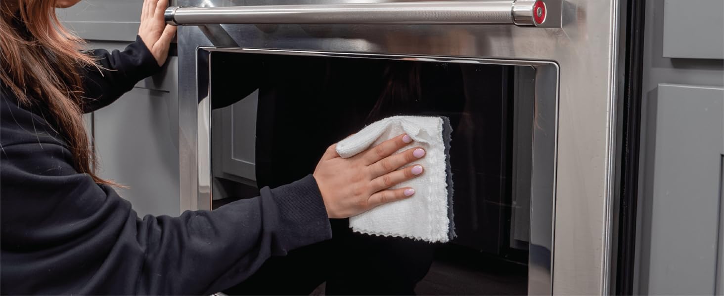 White boxed microfiber
