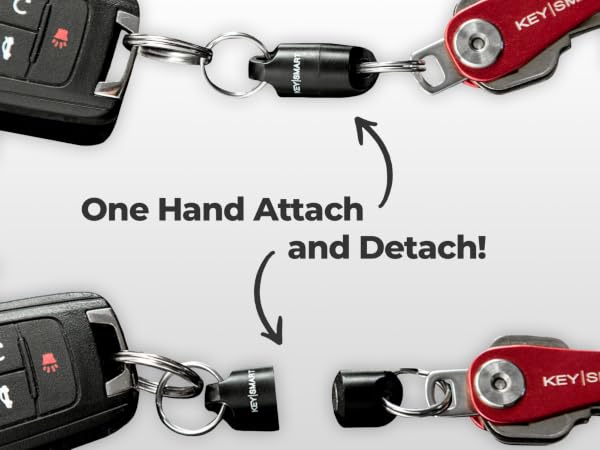 Keysmart magconnect quick disconnect keychain quick release magnetic magnetic key chain keys car fob