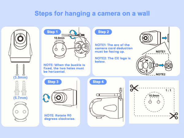 wall mounted baby monitor