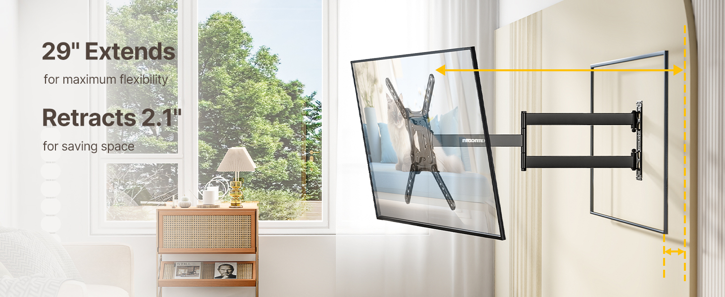 long extension tv mount