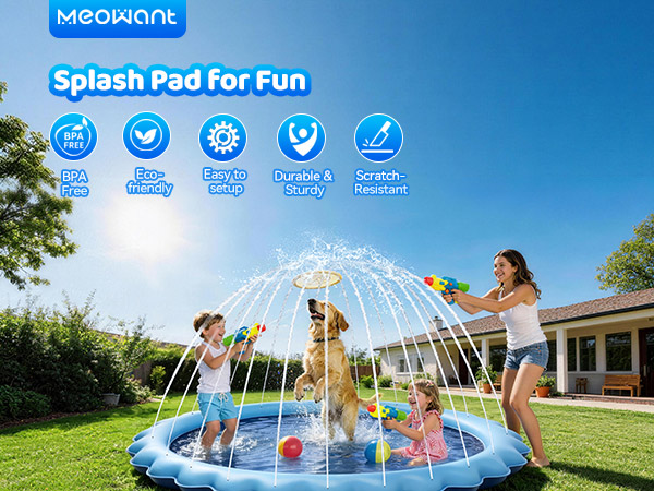 Meowant Splash Pad, Dog Pool