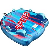 Sunrio Speed Towable Tubes for Boating 1-3 Riders Inflatable Water Sport Towable Tube for Boat to...