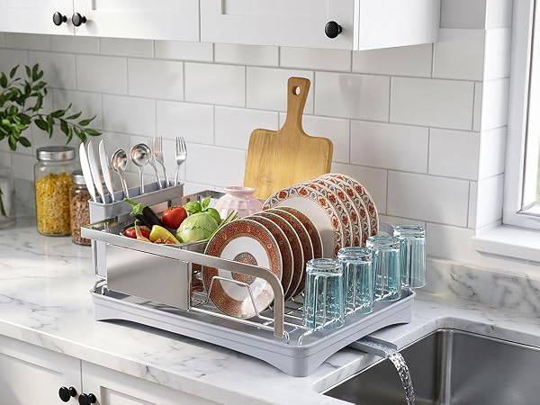 escurridor de platos para fregadero