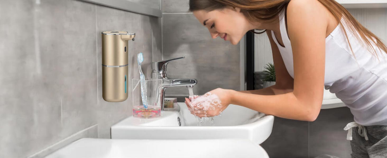 The automatic soap dispenser touchless is designed for versatility
