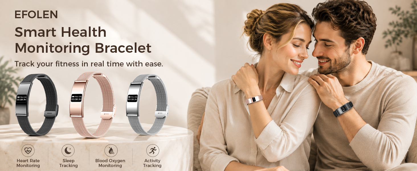 Efolen Smart Health Monitoring Bracelet