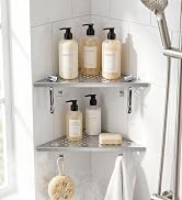 Brushed Nickel Corner Shower Shelf