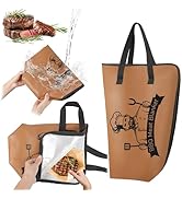 NVAAV BBQ Blanket for Resting Meat, 13 Inch Reusable Smoker Meat Resting Blanket, Synthetic Leath...