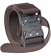 JUKMO Quick Release Tactical Belt, Military Work 1.5" Nylon Web Hiking Belt with Heavy Duty Seatb...