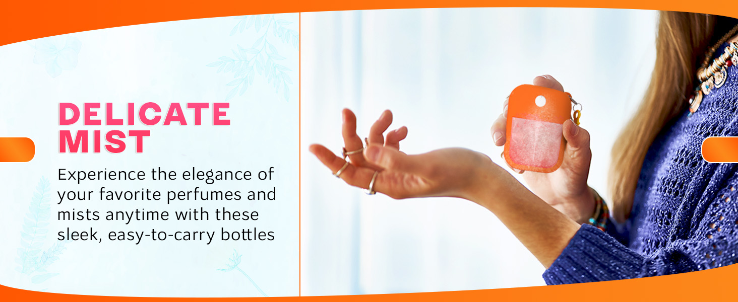 spray bottle small refillable travel bottles perfume travel hair mister perfume bottles