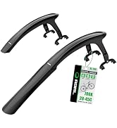 RBRL Bike Fender Set, Quick Release Bike fenders for Gravel and Road Bike, Adjustable Bicycle Fen...