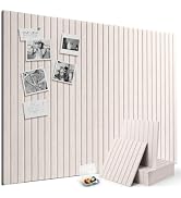 Markdang Large Felt Bulletin Board 48" x 36", 12 Pack Cork Boards for Walls with 30 Pushpins, 80 ...