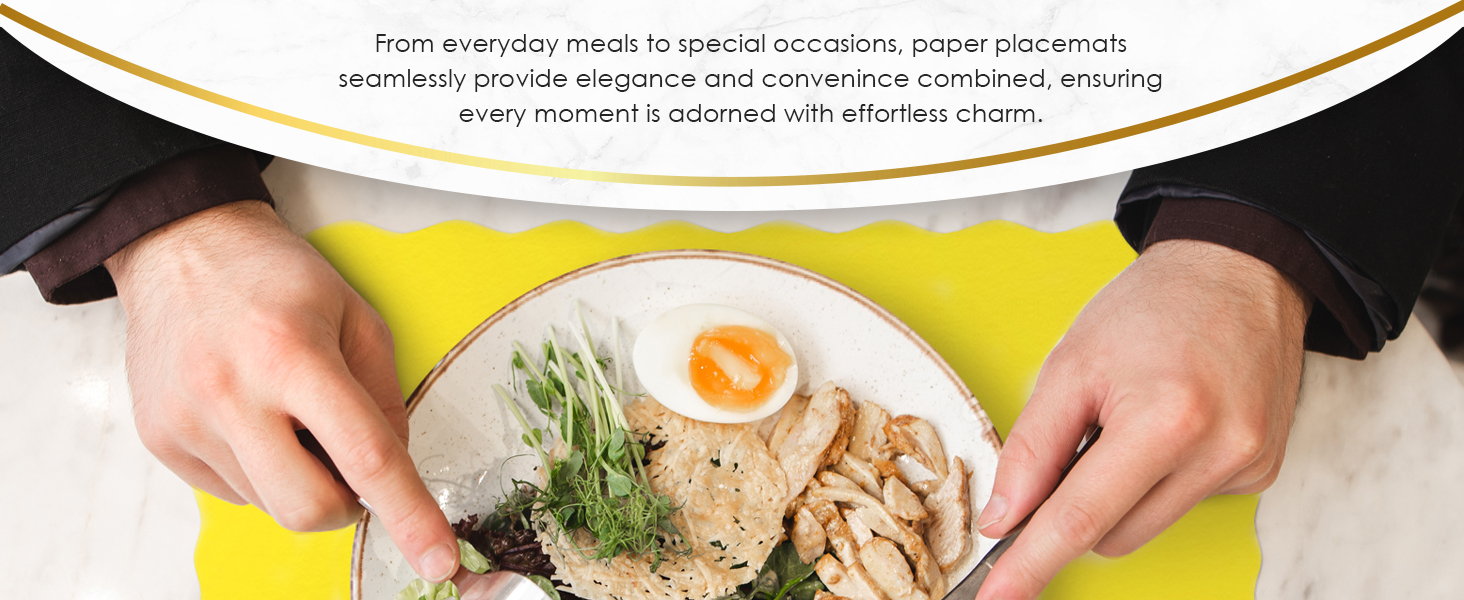 disposable paper placemats