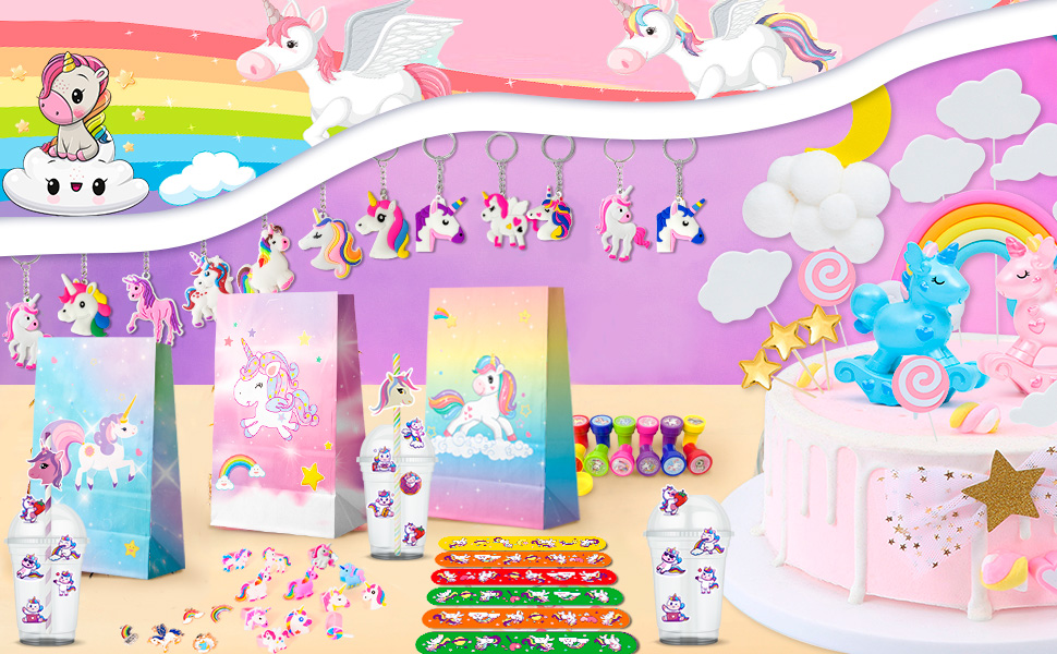 unicorn birthday party favors