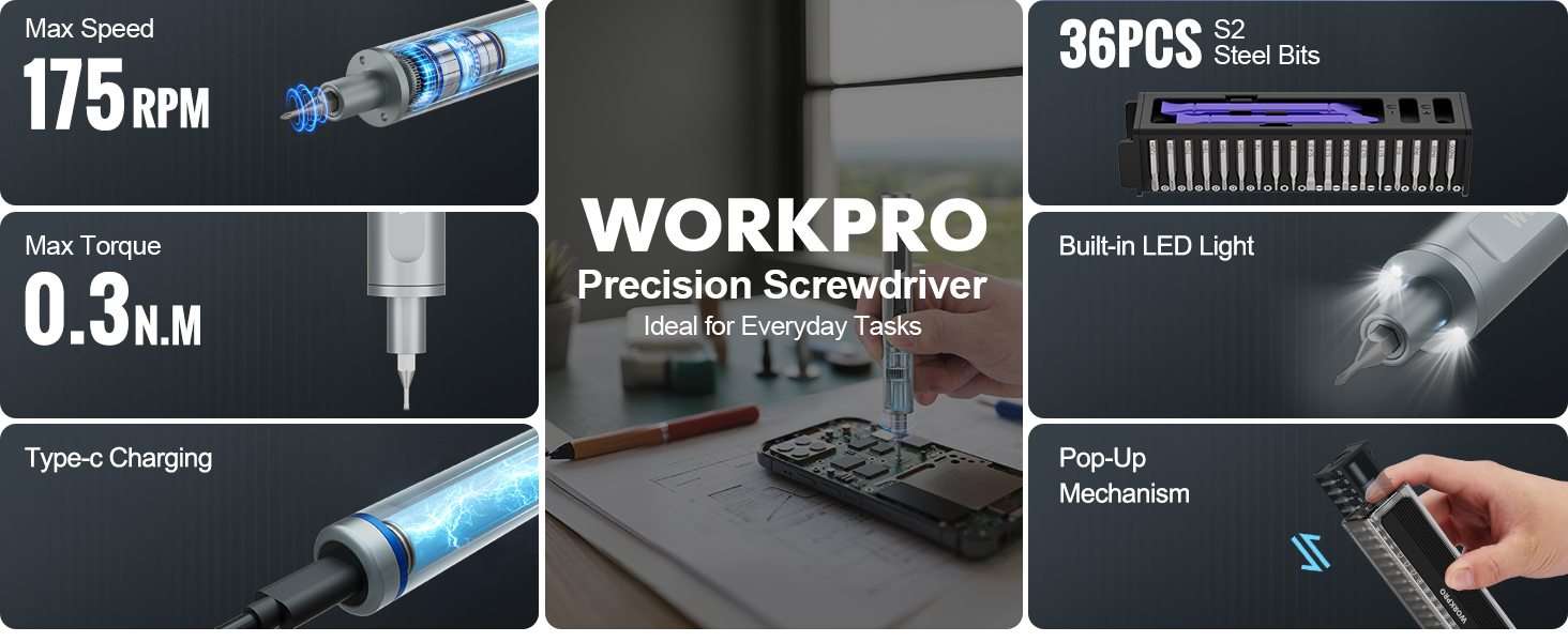 Electric Precision Screwdriver Set