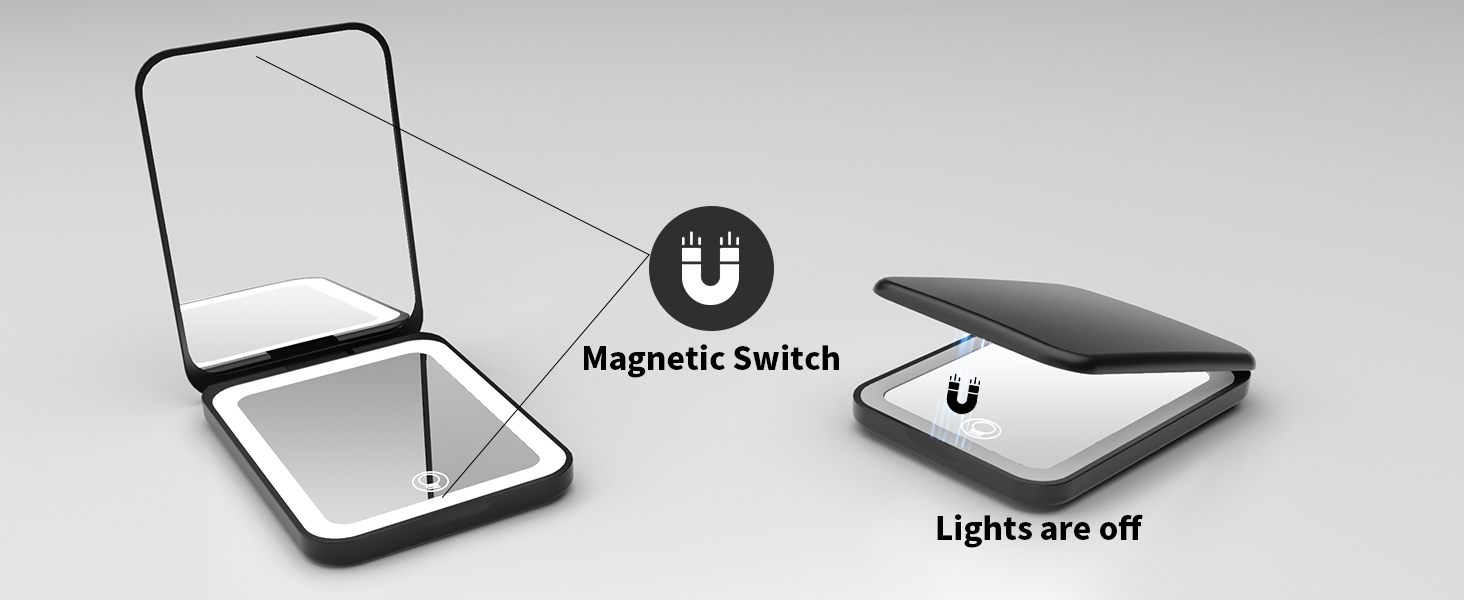 rechargeable pocket mirror