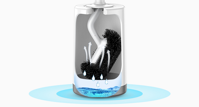 toilet brush and holder