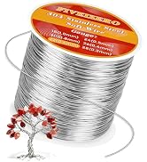 FIVEIZERO 22 Gauge 304 Stainless Steel Wire for Jewelry Making,76yd Stainless Steel Jewelry Wires...