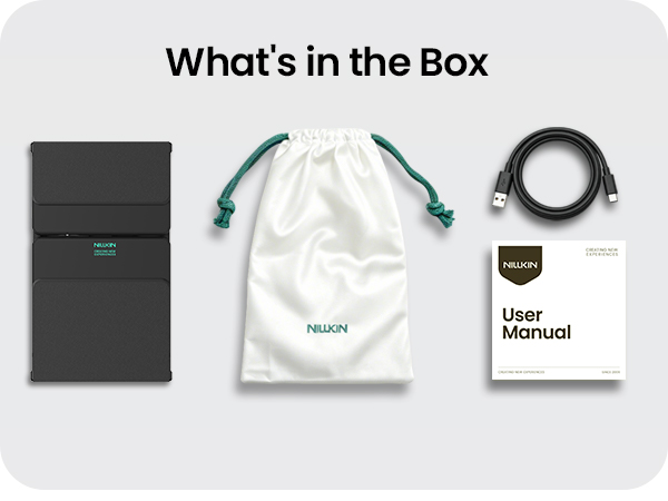 Comes with carrying bag USB charging cable and user manual ready out of the box
