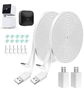 20FT L-Shaped Connector Power Extension Cable with Charger for Wyze Cam Pan V3, Blink Outdoor (3r...