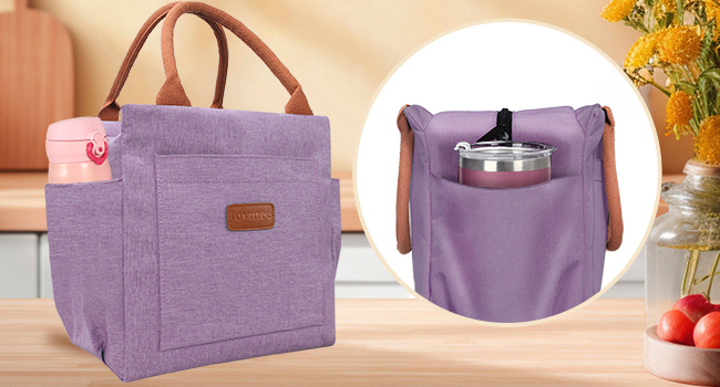 adult lunch box insulated lunch bags cup holder lunch box for travel leakproof lunch with bag bottle