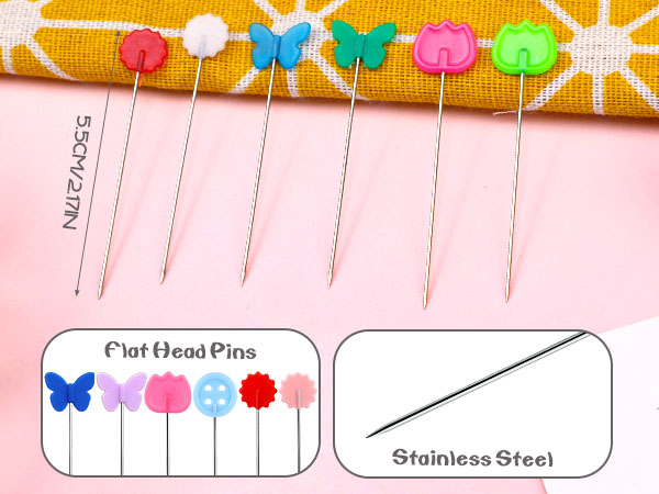 straight pins