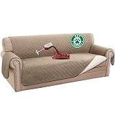 Turquoize 100% Waterproof Couch Covers for 3 Cushion Sofa Pet Friendly Cover for Dogs Washable Co...