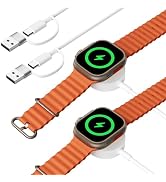 2026 Upgraded Long Cable for Apple Watch Fast Charger,iWatch Charging Cord with USB-C to USB-A Ad...