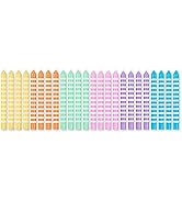 Papyrus Birthday Candles, Pastel Stripes (24-Count)