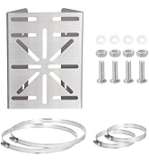 Hoowen Stainless Steel Camera Pole Mount Bracket Outdoor, Universal Security Cameras Brackets wit...