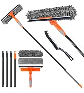Window Cleaner Tool for Home, 59.5'' Squeegee Kit for Glass, Car Windshield, Mirror, Shower Door ...