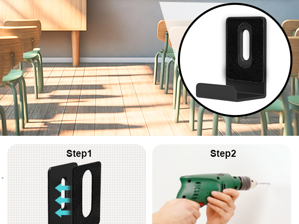 mirror holder clips set