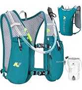 N NEVO RHINO Running Vest,Hydration Vest 5L with 1.5L Water Bladder,Lightweight Hydration Pack Wa...