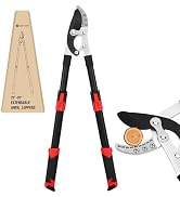 Yesker 27-35" Extendable Loppers for Tree Trimming Heavy Duty Tree Trimmer Bypass Loppers with Co...