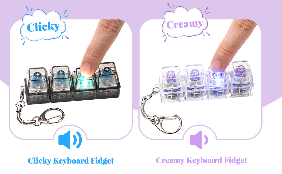 Loud & Silent Keyboard Fidget