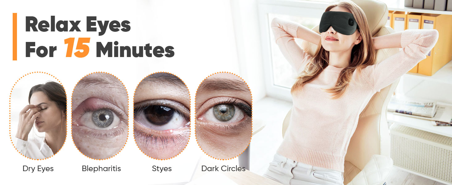 heated eye mask