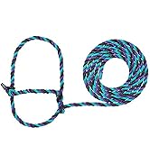 Weaver Livestock Braided Poly Rope Cattle Halter, Adjustable, Modern Style Cow Calf Halter, Lives...