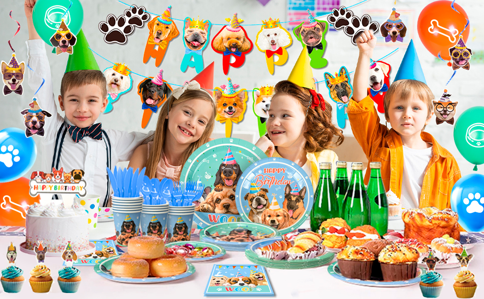 dog birthday banner